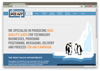 Meeting Point website screenshot